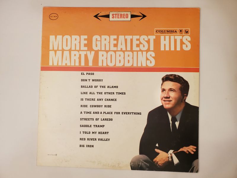 Marty Robbins More Greatest Hits vinyl record
